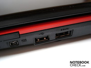 Firewire und eine eSATA/USB 2.0-Combo findet man nicht bei allen Notebooks