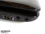 Eine eSATA/USB-Combo ist keine Selbstverständlichkeit.