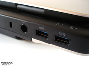 Zwei USB 3.0-Ports verdienen großes Lob.