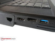 Externe Monitore lassen sich auch per HDMI oder DisplayPort verbinden.