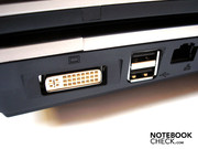 DVI und 2x USB 2.0 warten auf der linken Seite