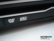DVD-Brenner auf der linken Seite