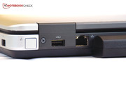 Gigabit-LAN und USB 3.0 an der hinteren Gehäuseseite.