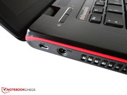 Der Lüfter sitzt in der linken Notebook-Hälfte.