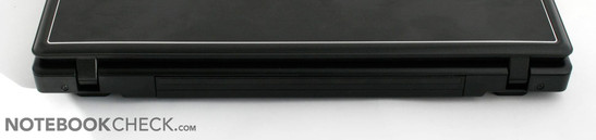 Rechte Seite: S/PDIF, Mikrofon, Kopfhörer, USB, DVD, Modem, Kensington Lock