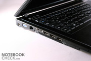 Eine Stärke des Notebooks ist die umfangreiche Schnittstellenausstattung mit HDMI und e-Sata.