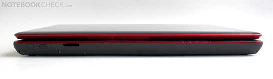 Frontseite: keine Anschlüsse