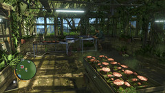 Dr. Earnhardt hält sich gerne im Gewächshaus auf...