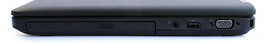 rechts: DVD-Brenner, Headset-Port, USB 2.0, VGA, Kensington Lock
