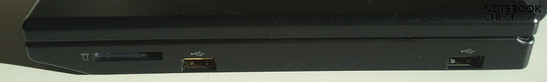 Rechte Seite: 4-in-1 Kartenleser, 2x USB 2.0