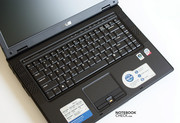 Die Tastatur hat gegenüber jenen in Asus' Multimedia Notebooks an Qualität zugelegt.
