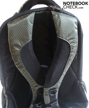 Rückansicht des Rucksacks