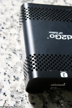 Abgerundetes Metallgehäuse