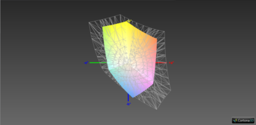 sRGB-Abdeckung: 58 %