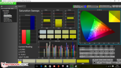 CalMAN: Farbsättigung unkalibriert