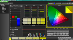 Sättigung (vor der Kalibrierung)