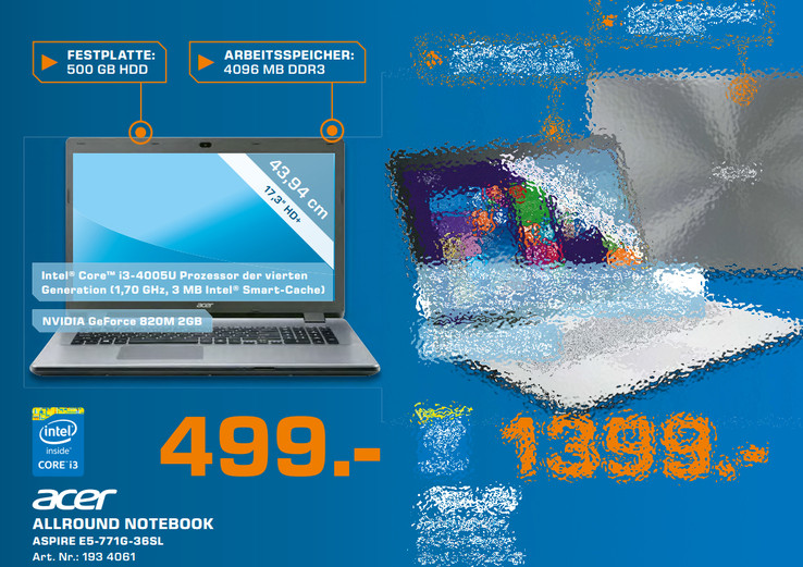 Acer Aspire E5-771G-36SL