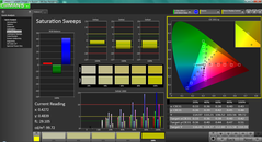 Sättigung nach der Kalibrierung