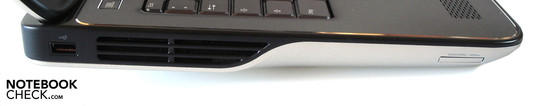 Linke Seite: USB 2.0, 9-in-1-Kartenleser