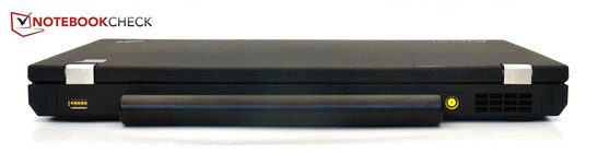 Rückseite: USB 2.0 Powered, DC-Anschluss