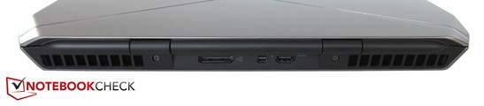 Rückseite: Amplifier, DisplayPort, HDMI