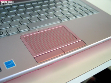 Touchpad mit angenehmer Oberfläche