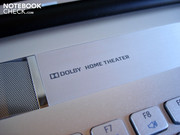 Das Notebook unterstützt Dolby Home Theater.