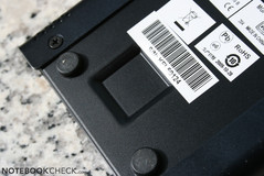 Vertiefung auf der Unterseite