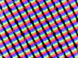 Subpixel-Anordnung mit sichtbarem Elektrodenmuster