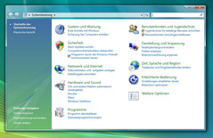 In Windows Vista wurde die Systemsteuerung überarbeitet