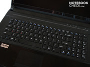 Unser Testgerät hatte ein englisches Tastaturlayout.