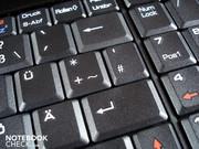 Aufgrund des einzeiligen Enters tippt man ständig daneben