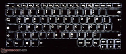 beleuchtete Tastatur des Lenovo ThinkPad Yoga 460