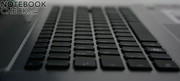 Die Tastatur gefällt optisch gut und lässt sich auch einwandfrei bedienen.