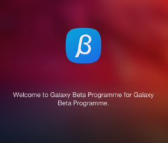 Der Text selbst ist wohl noch Beta: Die App zum Galaxy S7 Betaprogramm.