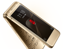 Das Samsung W2017 kombiniert aktuelle Technik mit antikem Flip-Design, als Luxus-Phone.
