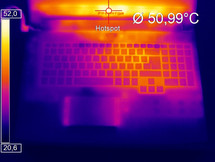 Gehäuse Volllast (oben)