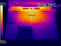 Temperatur Volllast (oben)