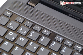 Die Funktionstasten sind nur über die FN-Taste zu erreichen.