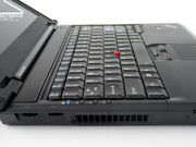 Bei der Tastatur kommt eine zu den beiden größeren SL-Modellen identische Einheit zur Anwendung.