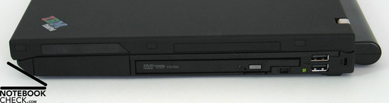 Lenovo Thinkpad T60p Anschlüsse