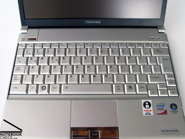 Tastatur im Toshiba Portégé R500 Subnotebook