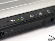 Hinsichtlich Anschlussausstattung verfügt das Office Gerät lediglich über die notwendigsten Ports wie etwa USB und VGA.