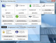 ... die Toshiba-Präsentationstaste, welche das, von Toshiba angepasste Windows-Mobilitäscenter startet.
