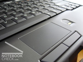 Touchpad und Tastatur