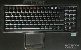 Tastatur des Nexoc Osiris E705