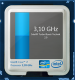 Turbo Boost bis maximal 3,1 GHz