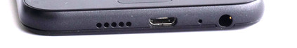 unten: Lautsprecher, USB-Anschluss, Mikrofon, Headsetport