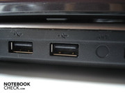 2x USB 2.0 auf der linken Seite