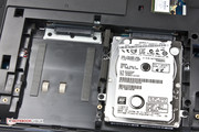 Im zweiten HDD-Schacht kann eine weitere Festplatte eingebaut werden.